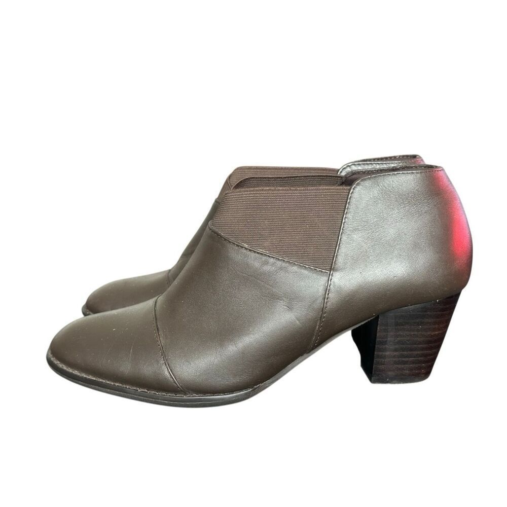 Vionic Orthoheel 326 Point Brown Ankle Leather Boot Size 7.5 - Picture 6 of 10